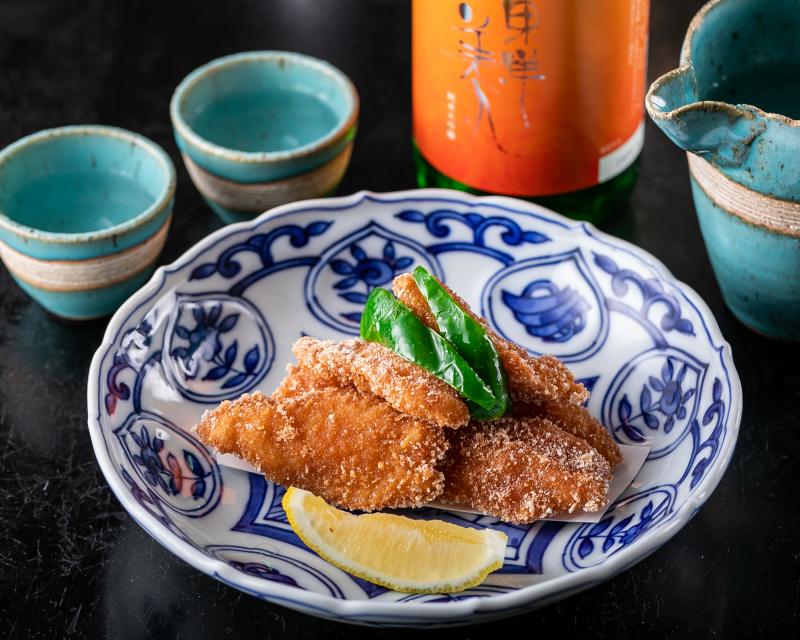 夜裏其の4　ふぐのおかき揚げ　　1000円